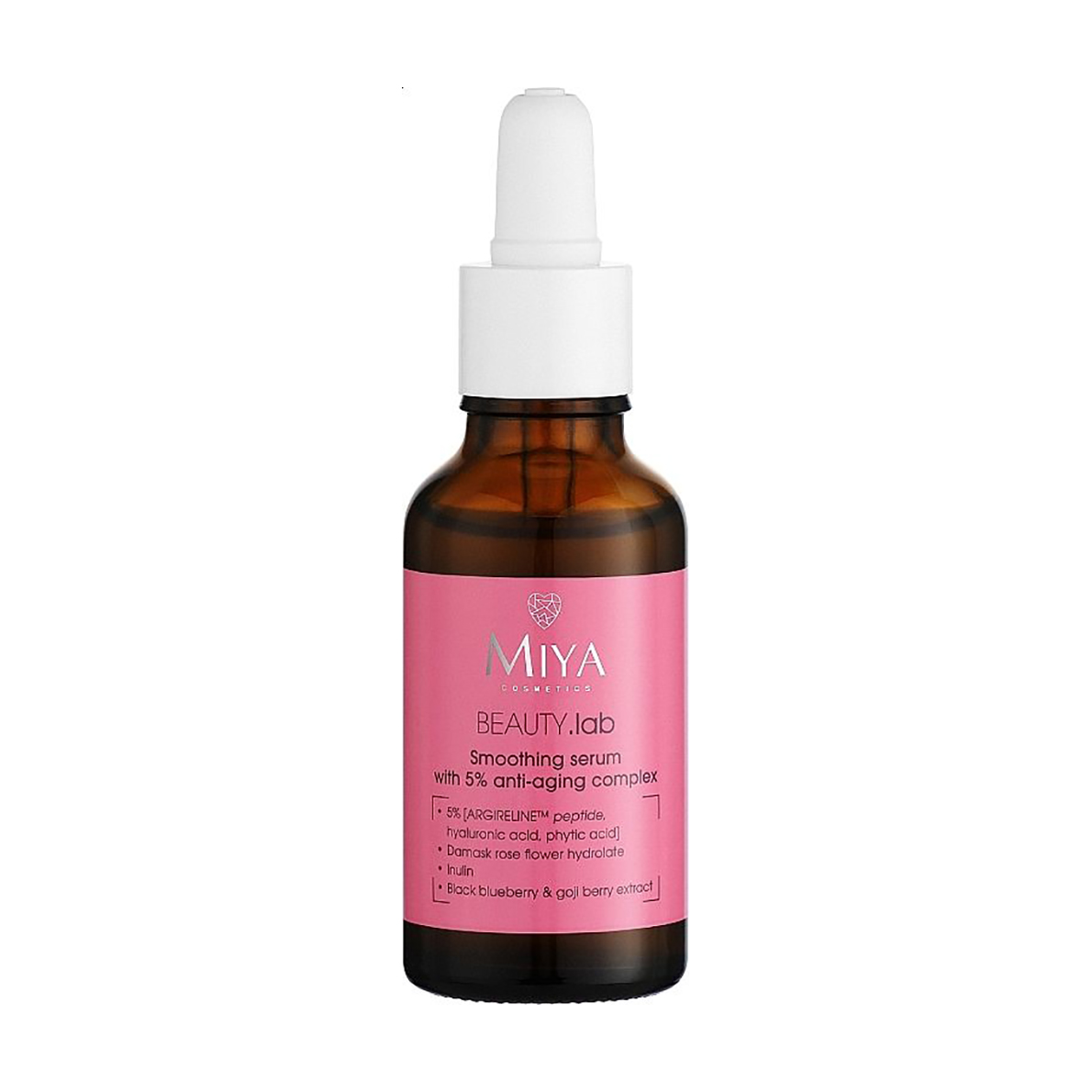 Сироватка для обличчя Miya Cosmetics Beauty Lab Smoothing Serum з антивіковим комплексом, 30 мл